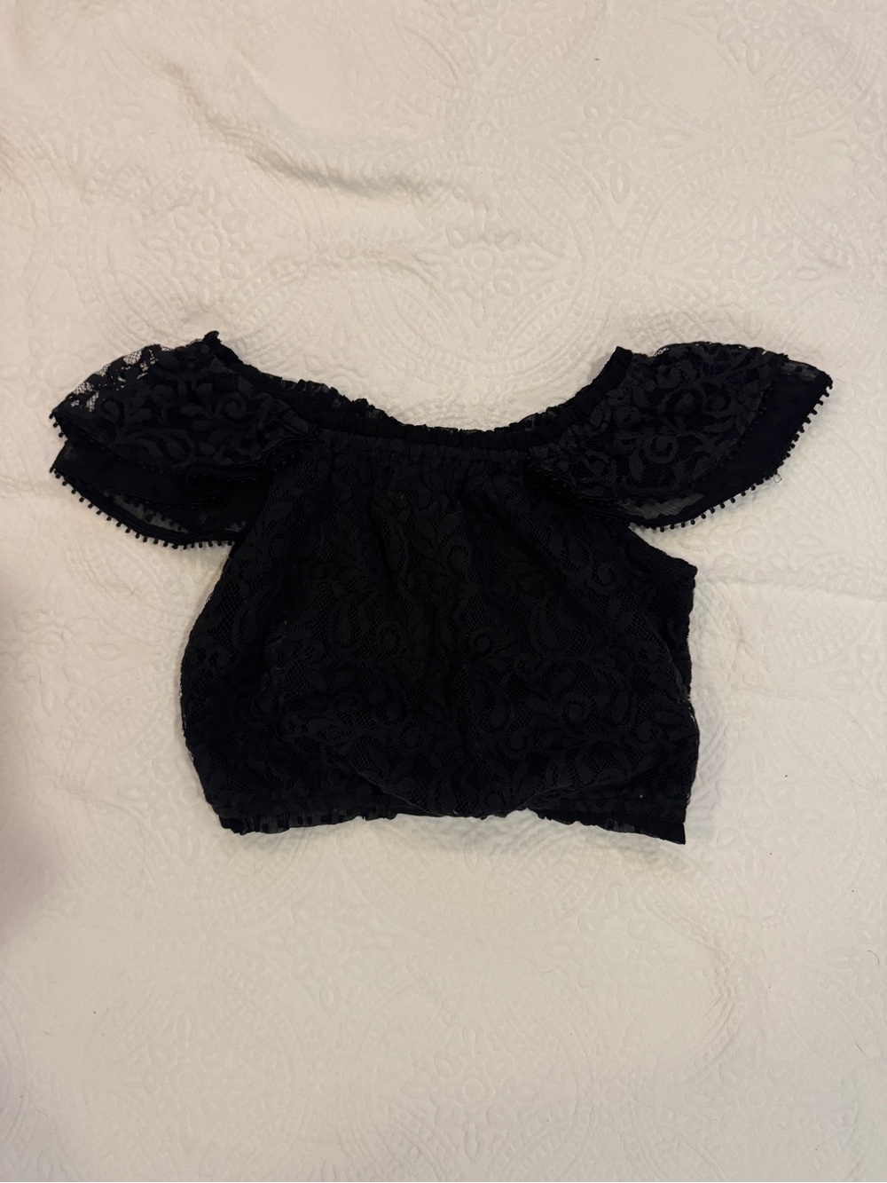 Abercrombie & Fitch XS Black Crop Top
